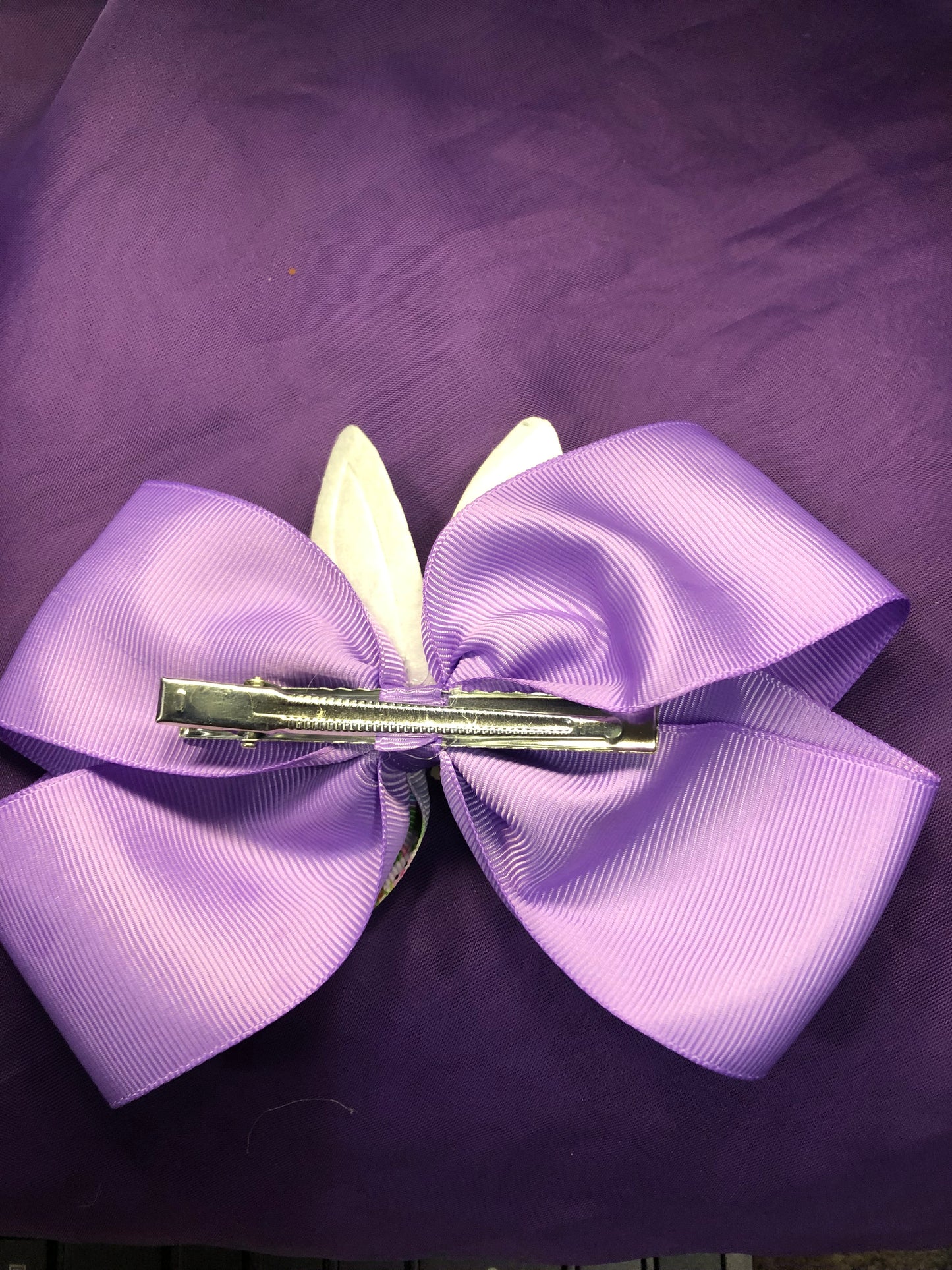 Little Girls Easter Bunny Bows Color Purple 18.00 Ea. Or 2 for 20.00 "New Arrival"