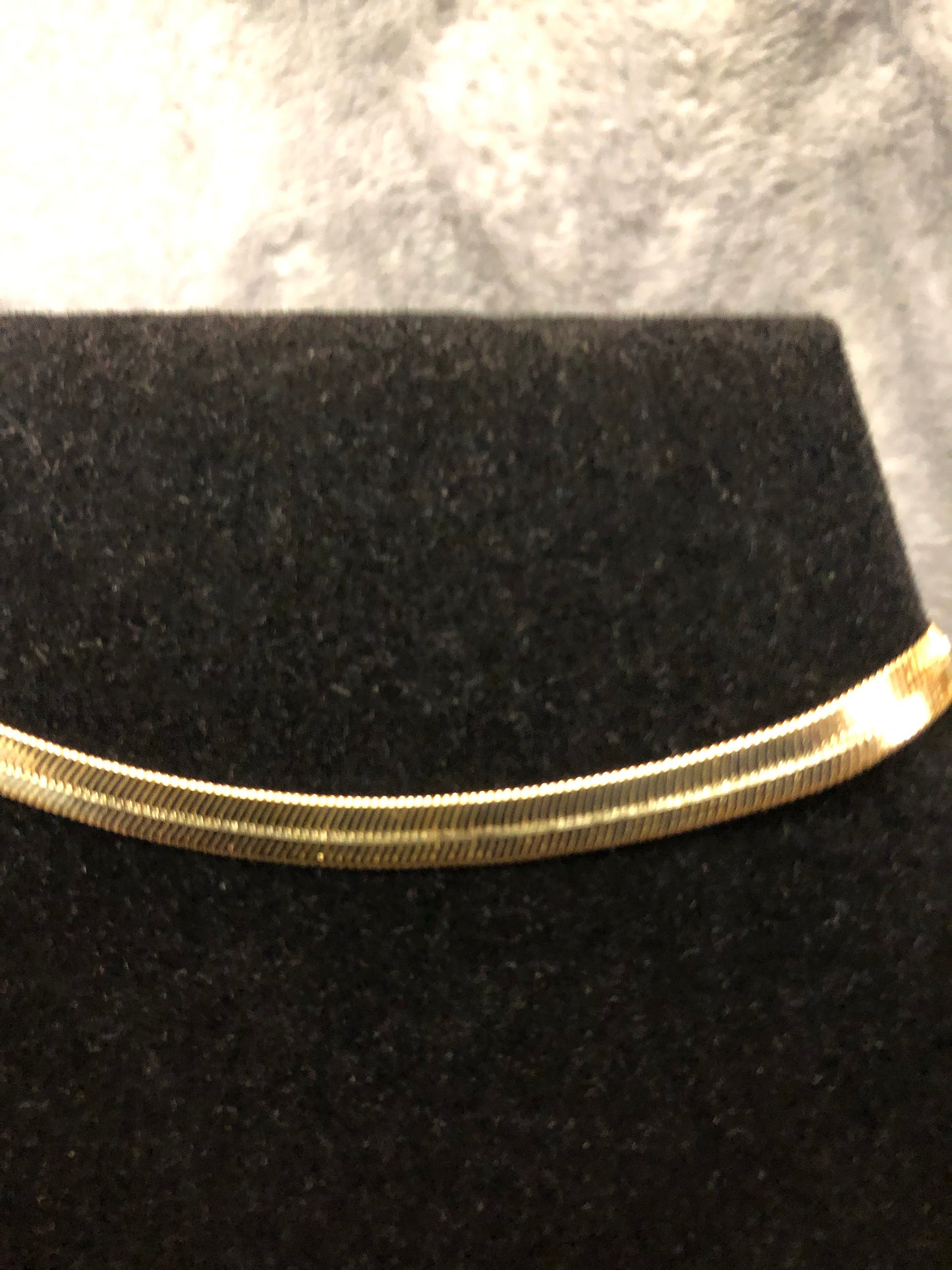 Gold Plated 14k 2 Pc. Herringbone Set