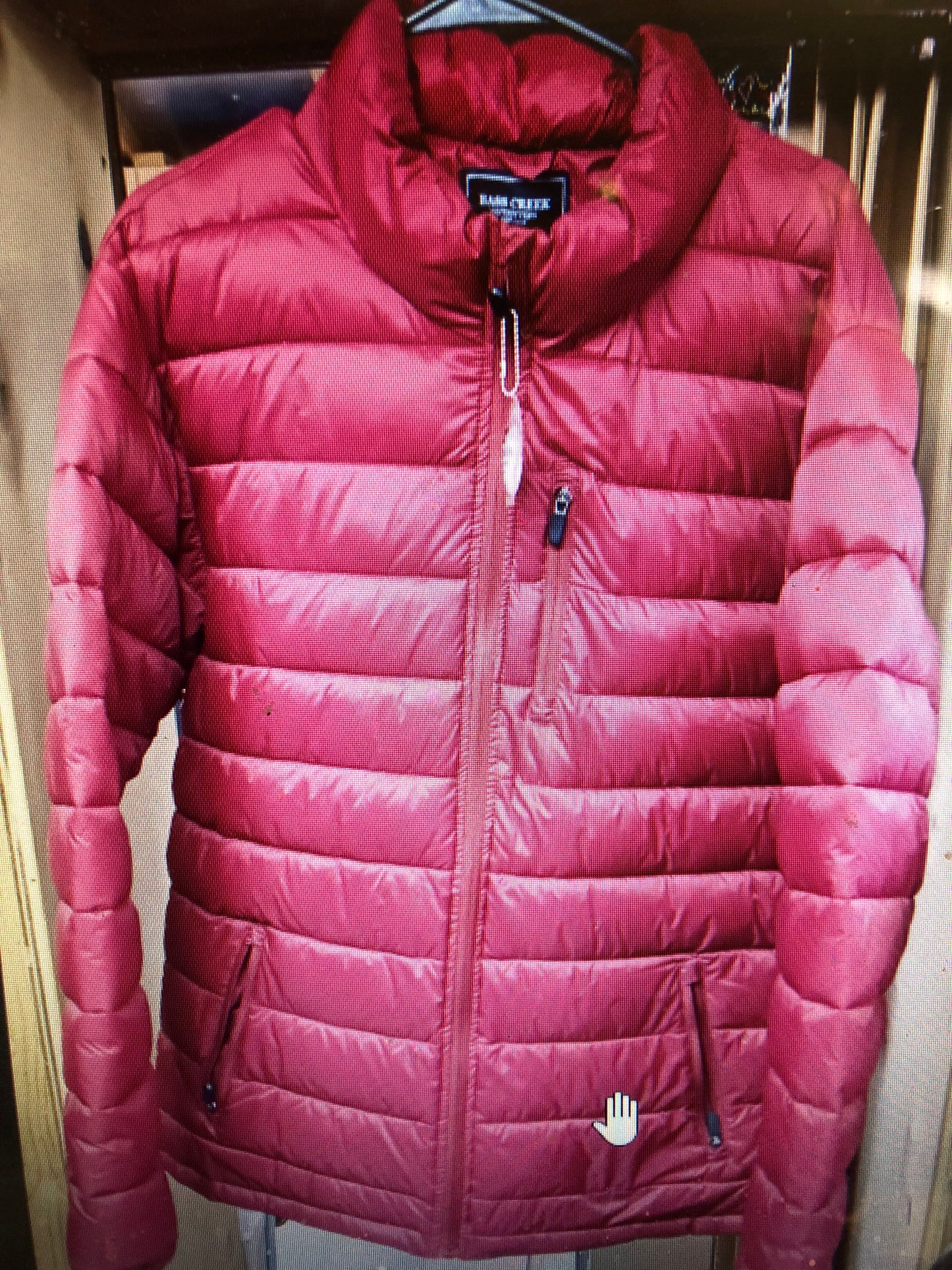 Woman Puffer Bass Creek Outfitters Coat Size XL Color Wine