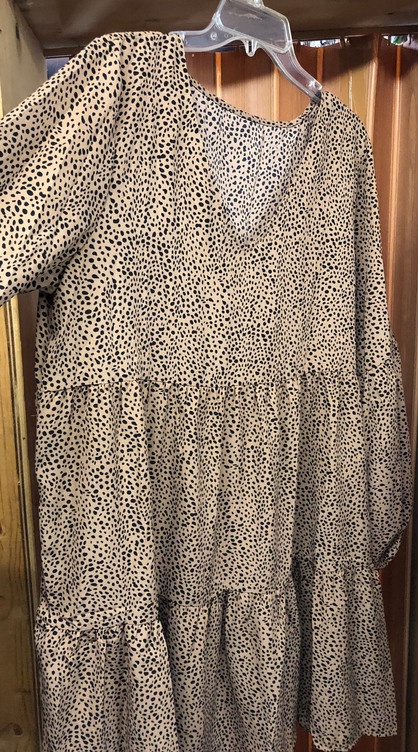 Woman Baby Doll Dress Size XL Fits 1XL Color Cheetah Print. Thanks For Your Purchase! "SOLD OUT"