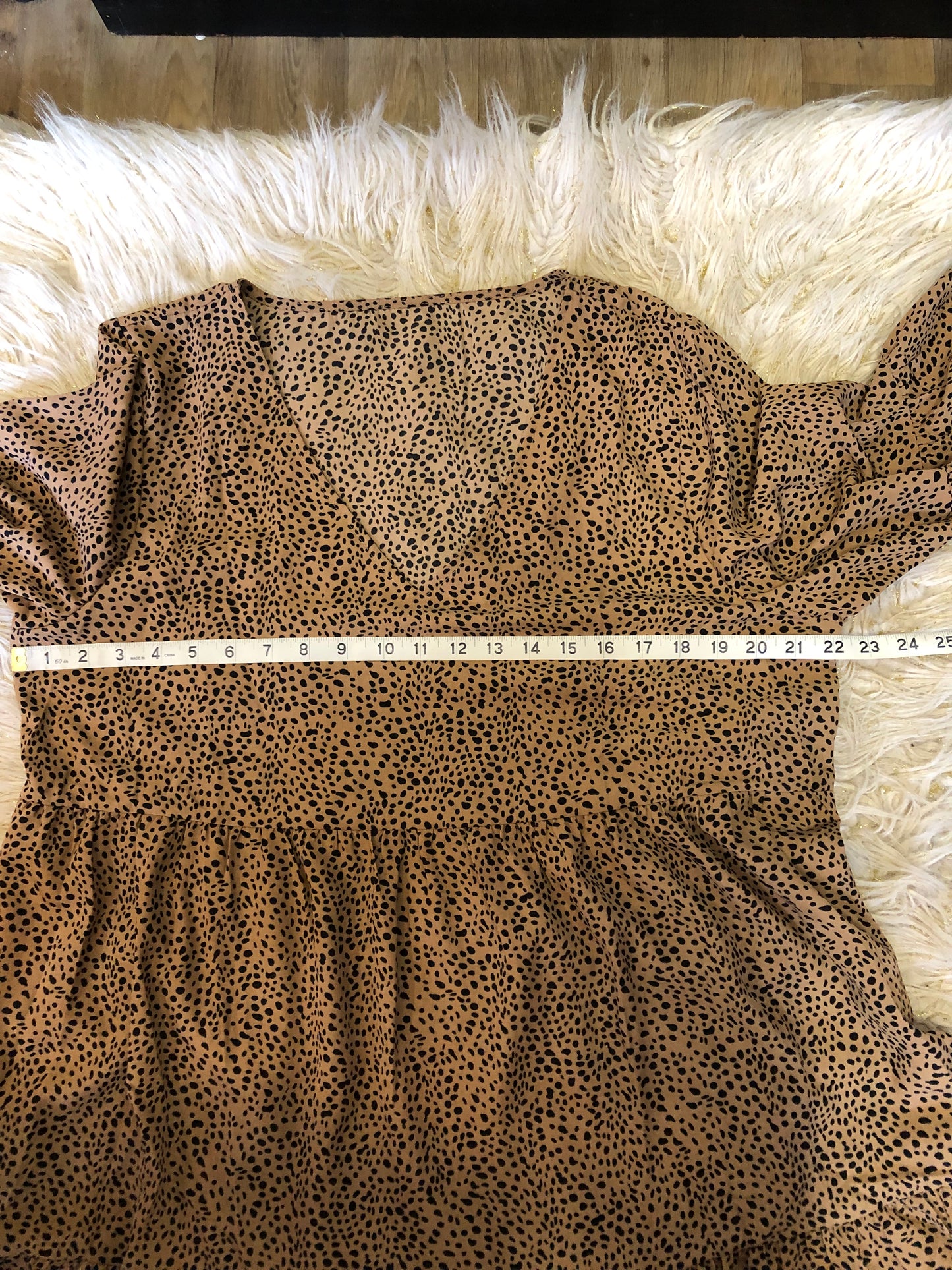 Woman Baby Doll Dress Size XL Fits 1XL Color Cheetah Print. Thanks For Your Purchase! "SOLD OUT"
