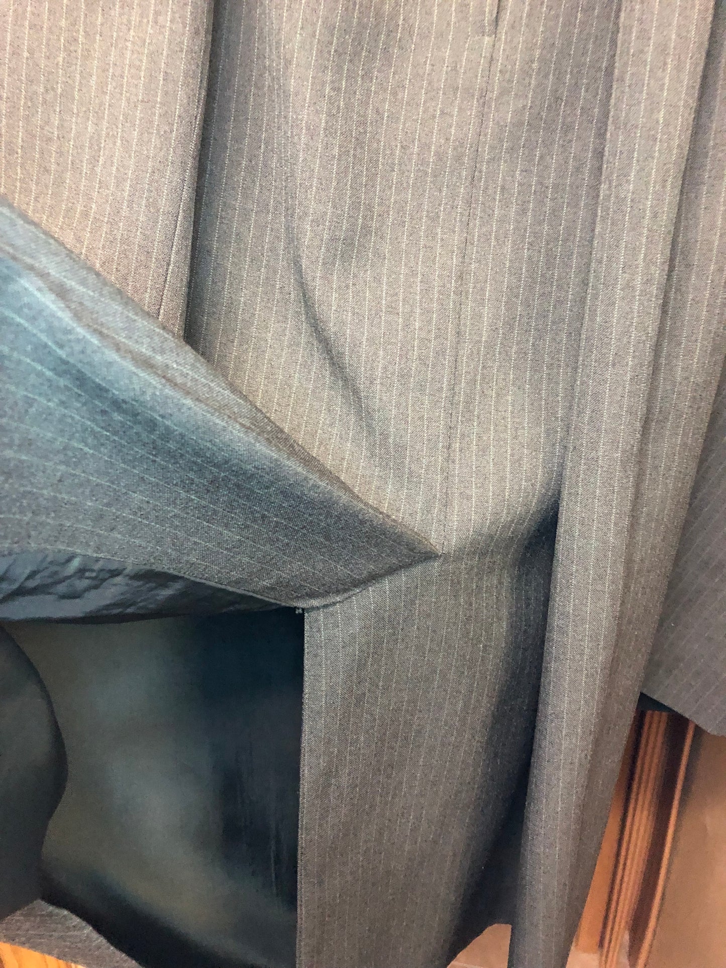 Woman Fashion 2Pc. NYP Pinstripe Coat Suit Size 20 Color Light Green