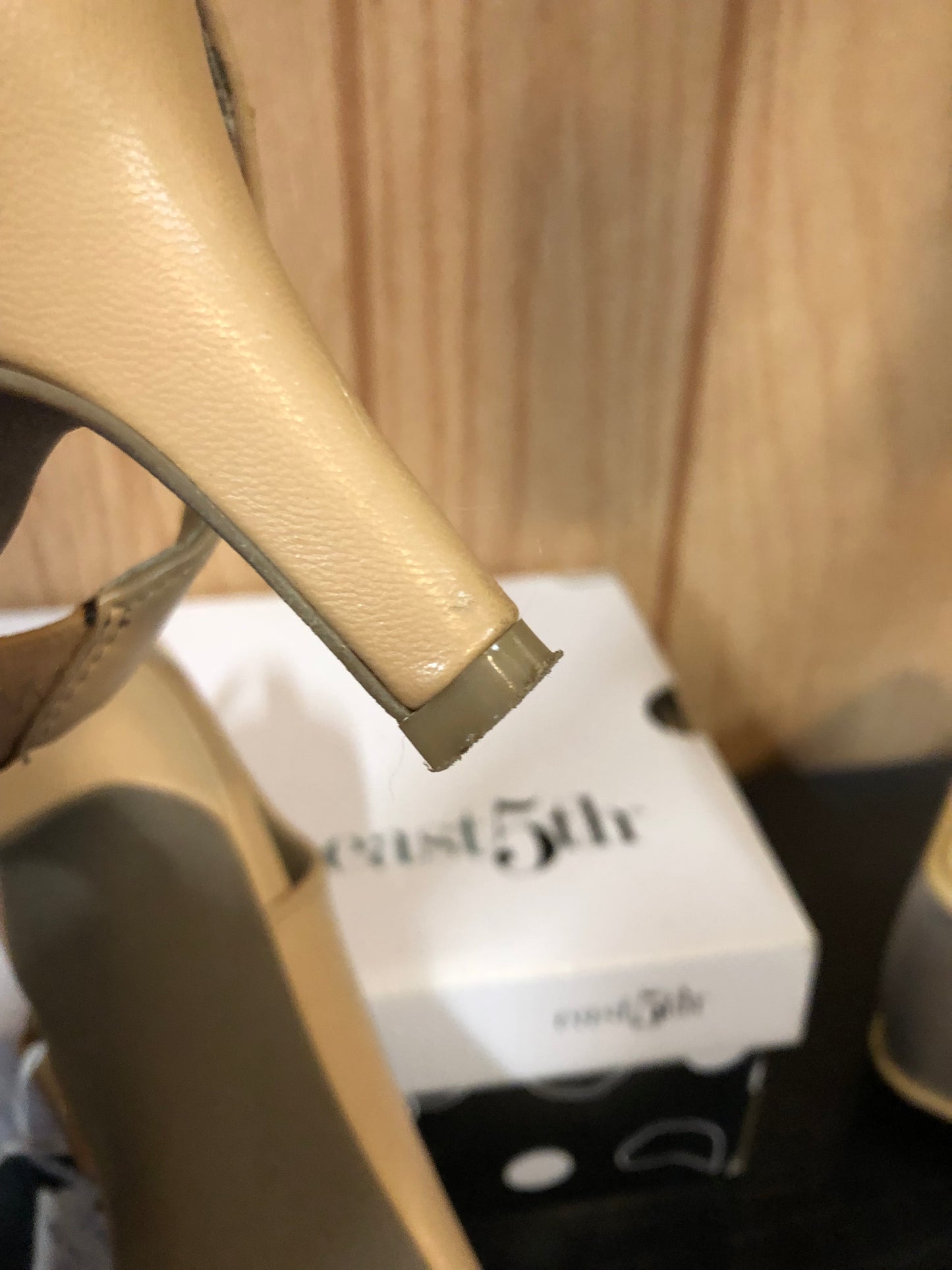 Woman Open Toe Slingback Dress Shoe Size 7M Color Nude ON SALE NOW!"SOLD OUT" Thanks For Your Purchase!