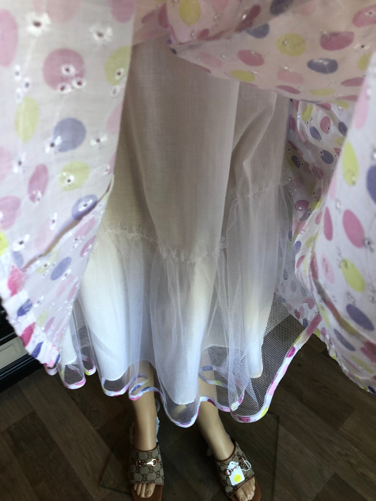 Young Girls Fashion Dress Size 16 Color: Multicolor Polkadots " On Sale Now"