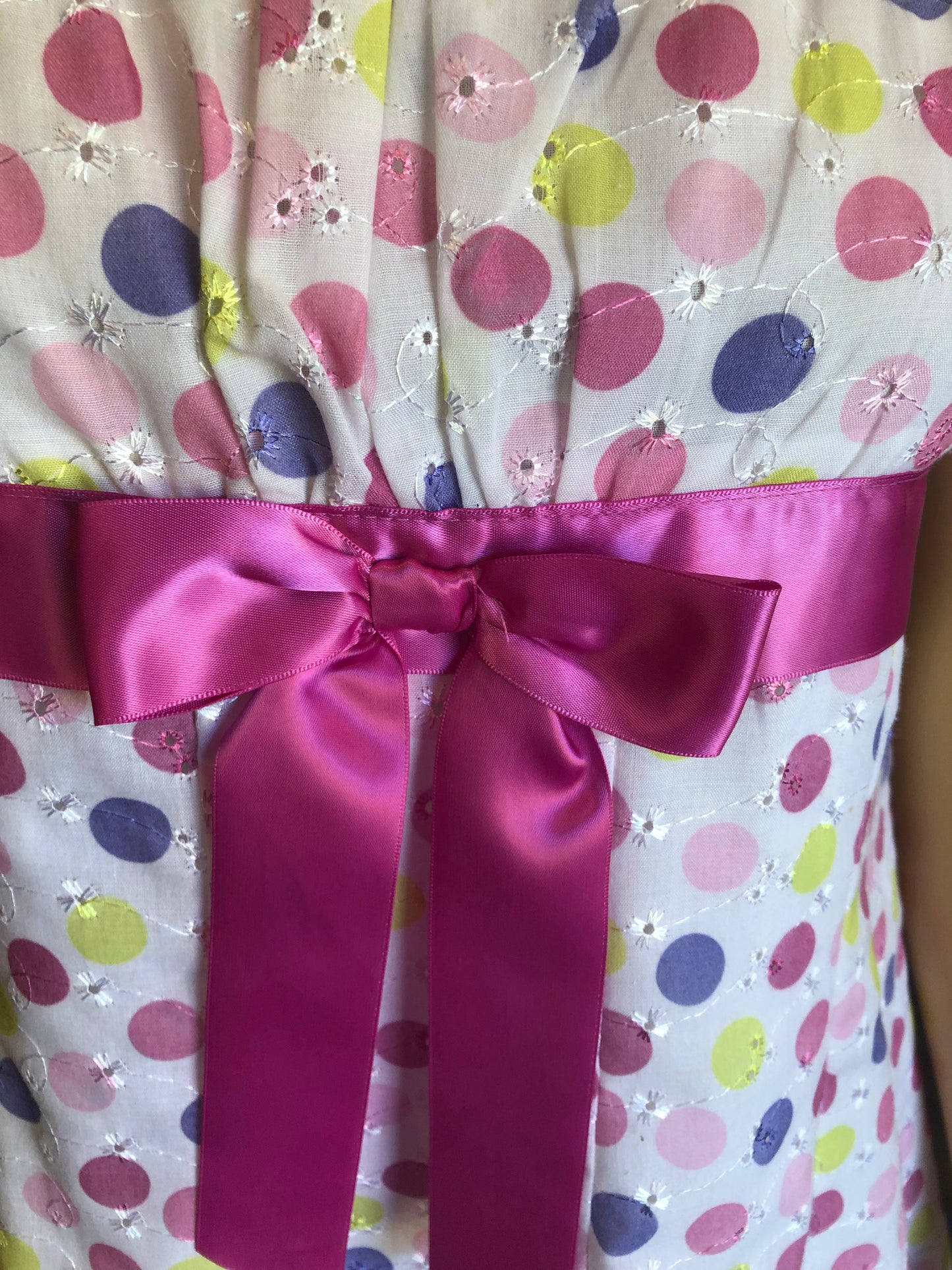 Young Girls Fashion Dress Size 16 Color: Multicolor Polkadots " On Sale Now"