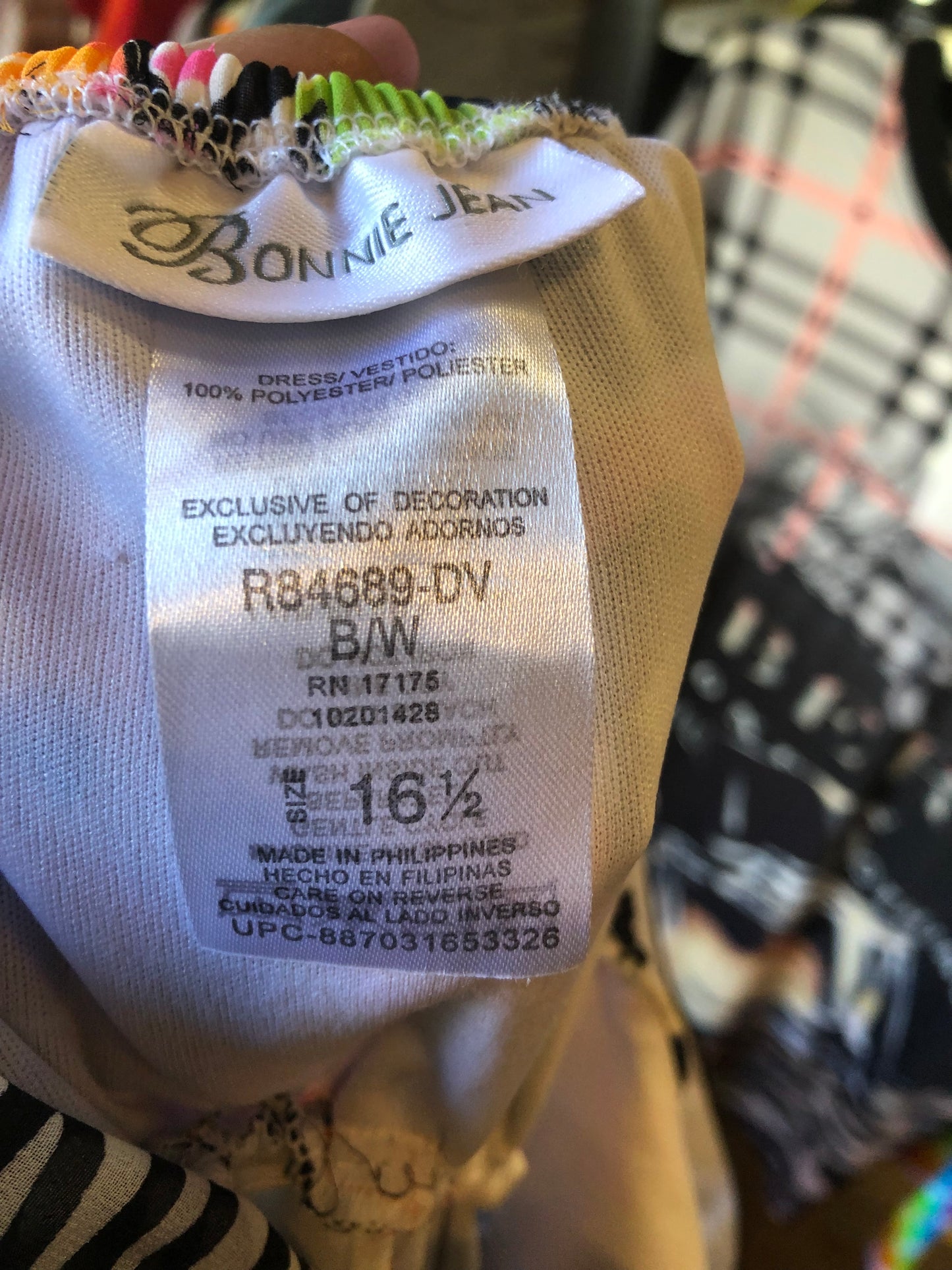 Woman Multi Colors Sun Dress Size 16.5 Hi-Low Style (ON SALE)