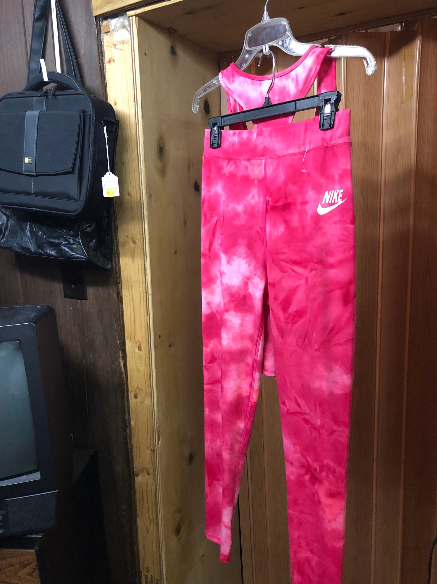 Woman Nike Athletic Wear Size S/M Color Tye-dye Pink (ON SALE) (Sold)