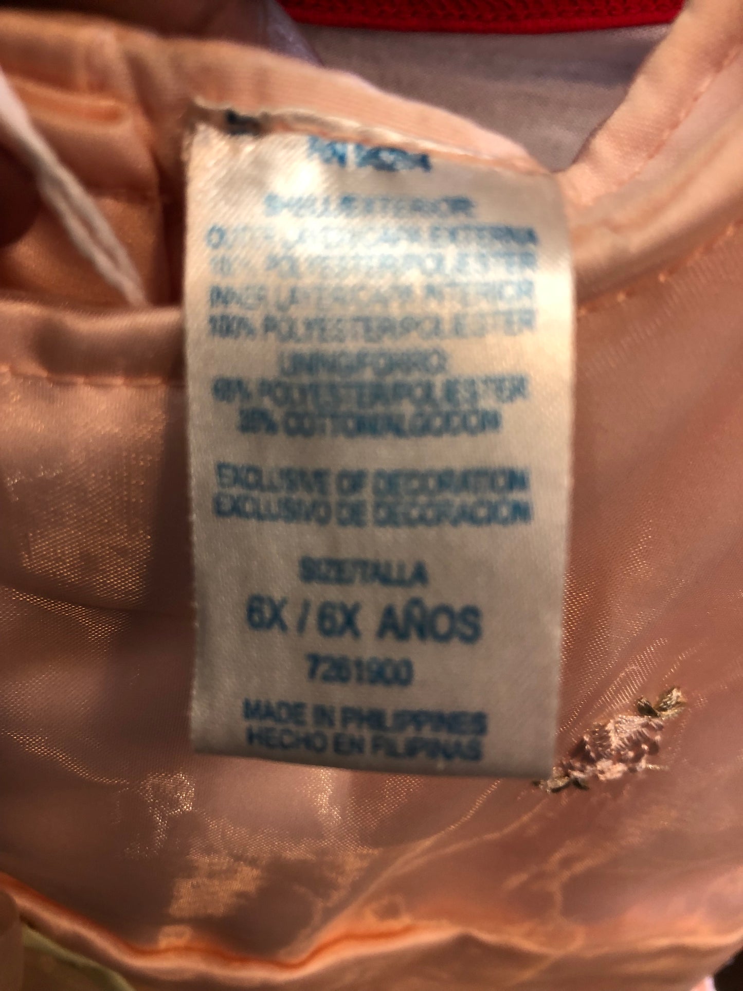 Girls Dress Size 6X By: b.t.Kids Color Pale Pink (Memorial Day Sale)