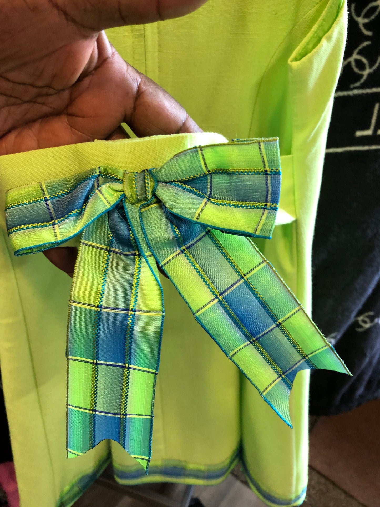 Girls T-Strap Dress Size 5 By: Bonnie Jean Color Pale Green