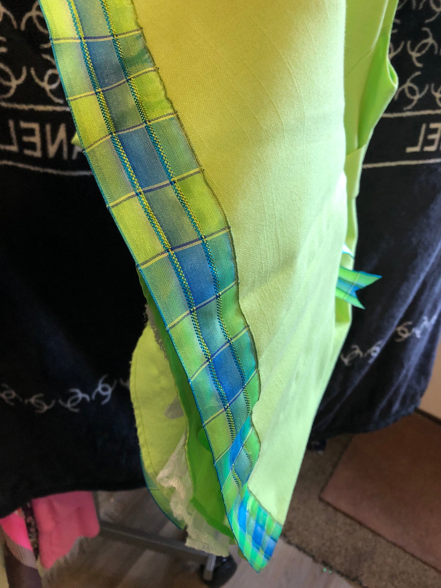 Girls T-Strap Dress Size 5 By: Bonnie Jean Color Pale Green