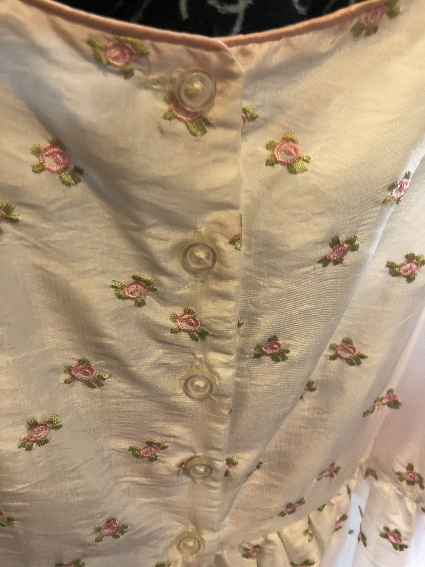 Girls Beatuiful Dress Size 8 By George Button Back Closure