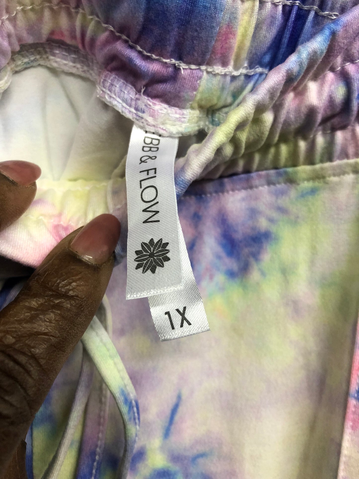 Woman Hoodie Tie Dye Jogger Set Size 1XL SOLD OUT)