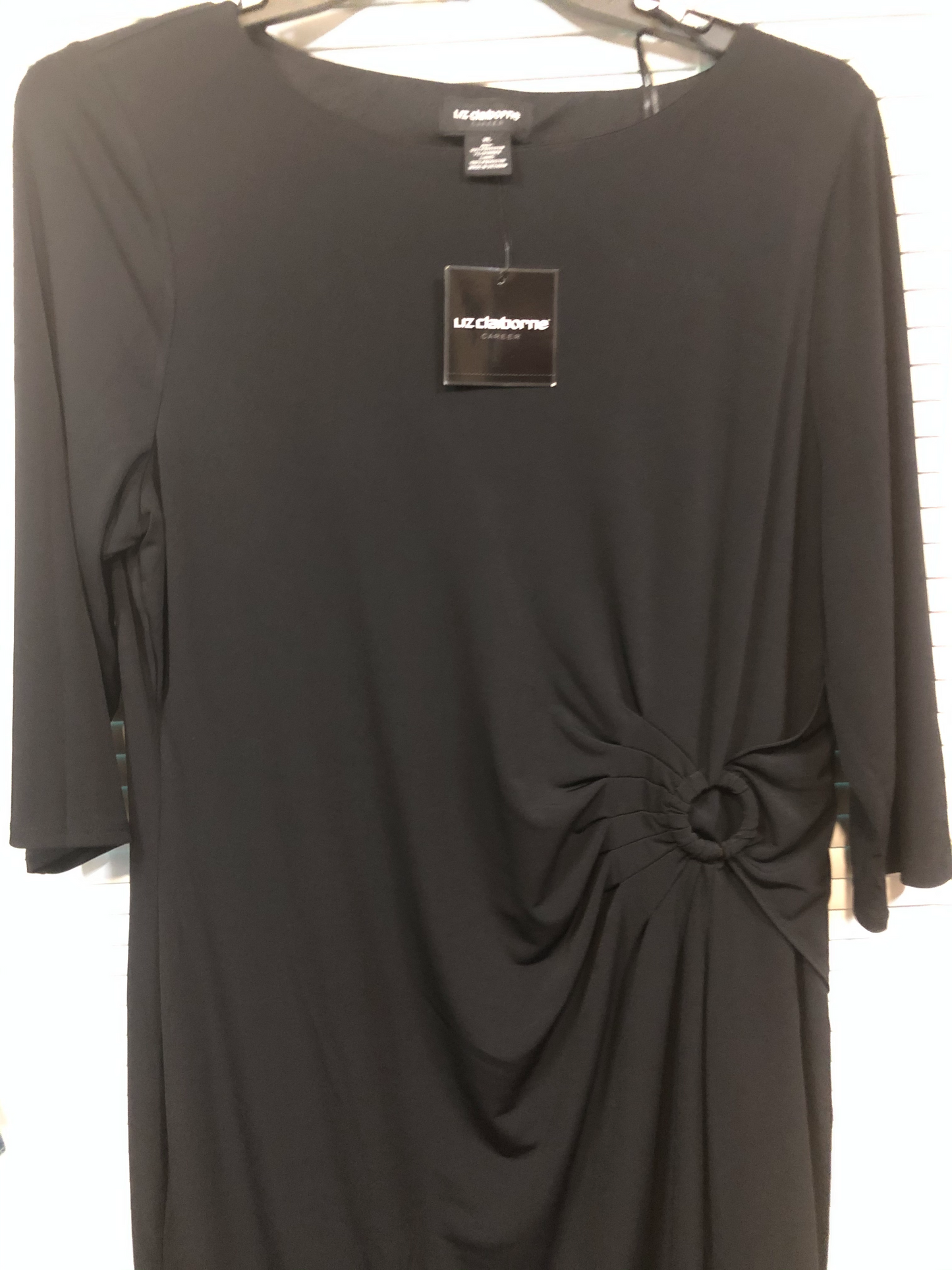 Liz Caiborne Career black dress Size XL "Fall Collection"