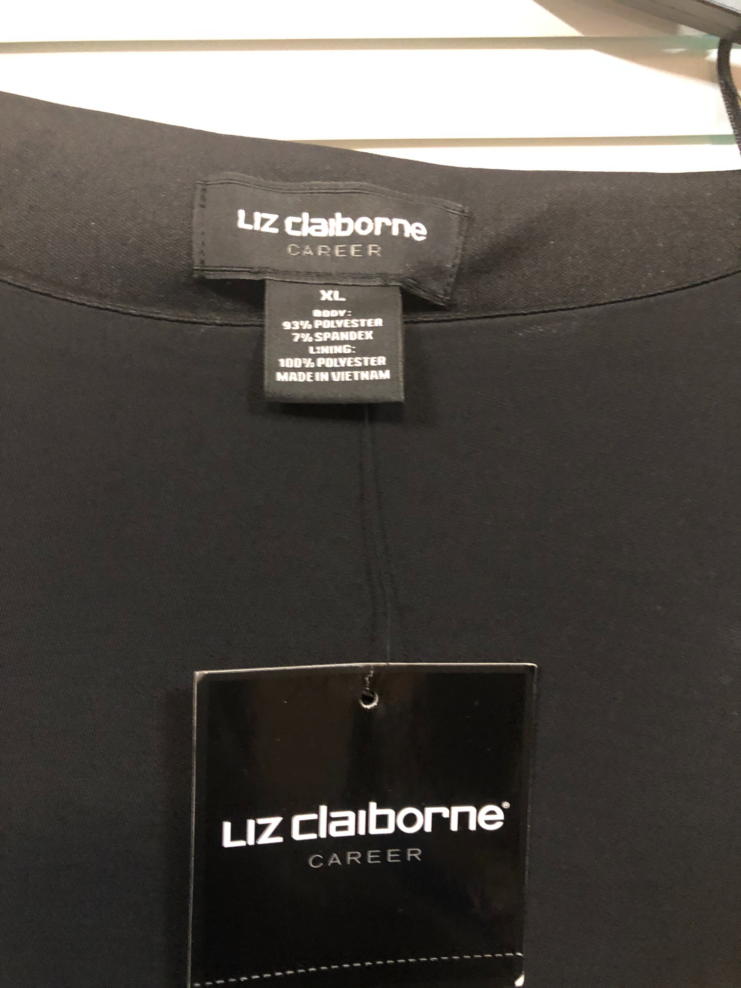 Liz Caiborne Career black dress Size XL "Fall Collection"