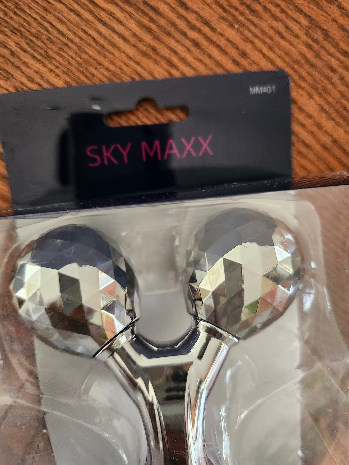 Chrome Face Massager With Double Rollers By Sky Maxx "New Arrival"