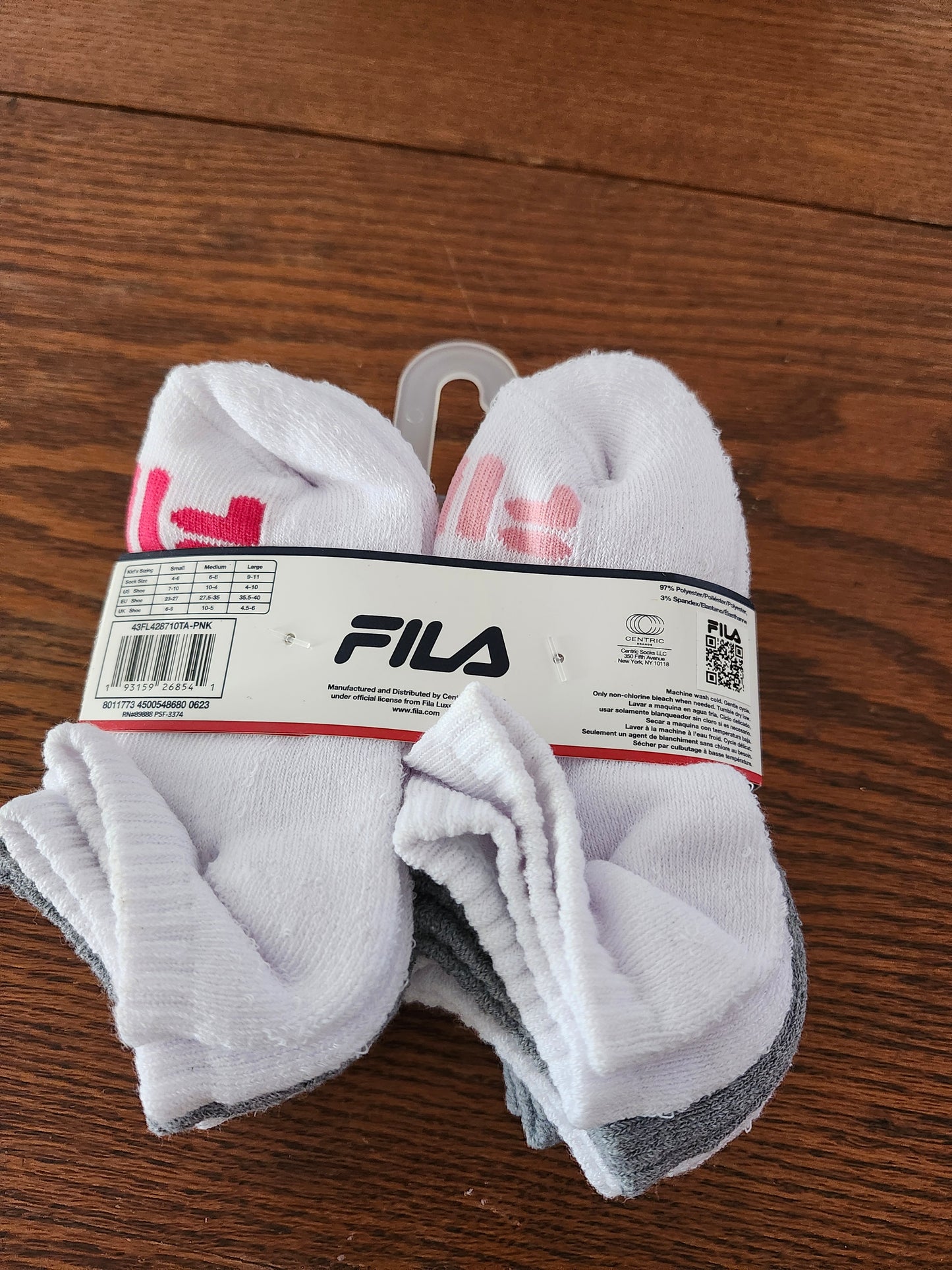 Kids Unisex No Show Fila Socks 10 Pairs  "New Arrivel" Fit Shoe Size 7-10  Color Gray/White (SOLD OUT) Thanks For Your Purchase!