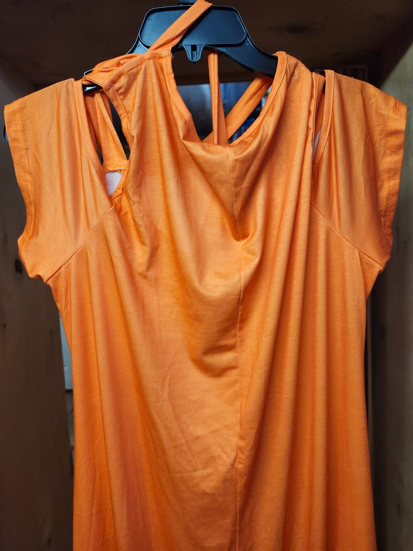 Woman Plus Size Slip On Tie Dye Tunic Dress 1XL "New Arrival"