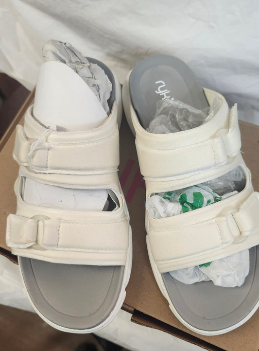Made for women Devotion Slide By Ryka Size 9.5 Color White 'New Arrival"