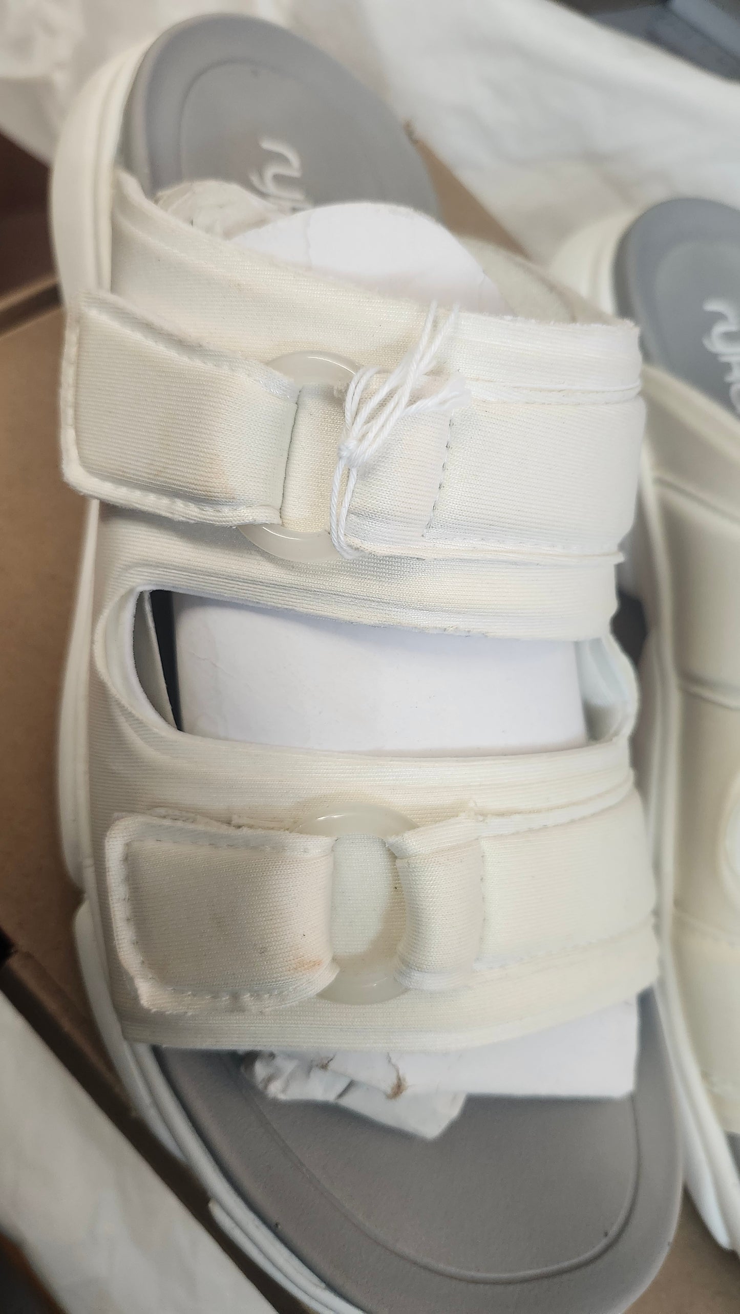 Made for women Devotion Slide By Ryka Size 9.5 Color White 'New Arrival"