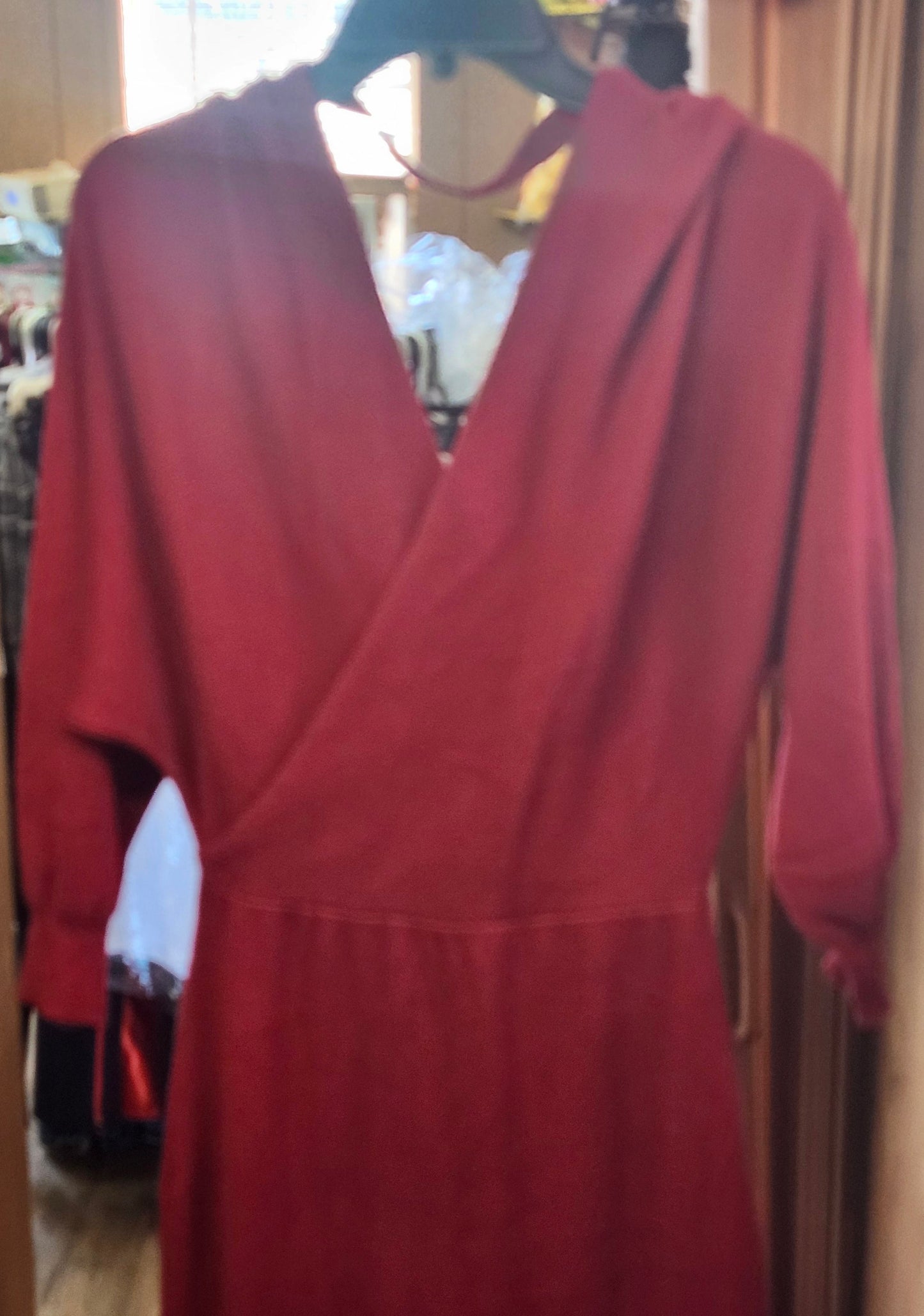 Woman Dress size Large "Crush Red "New Arrival" Just In Time For Christmas