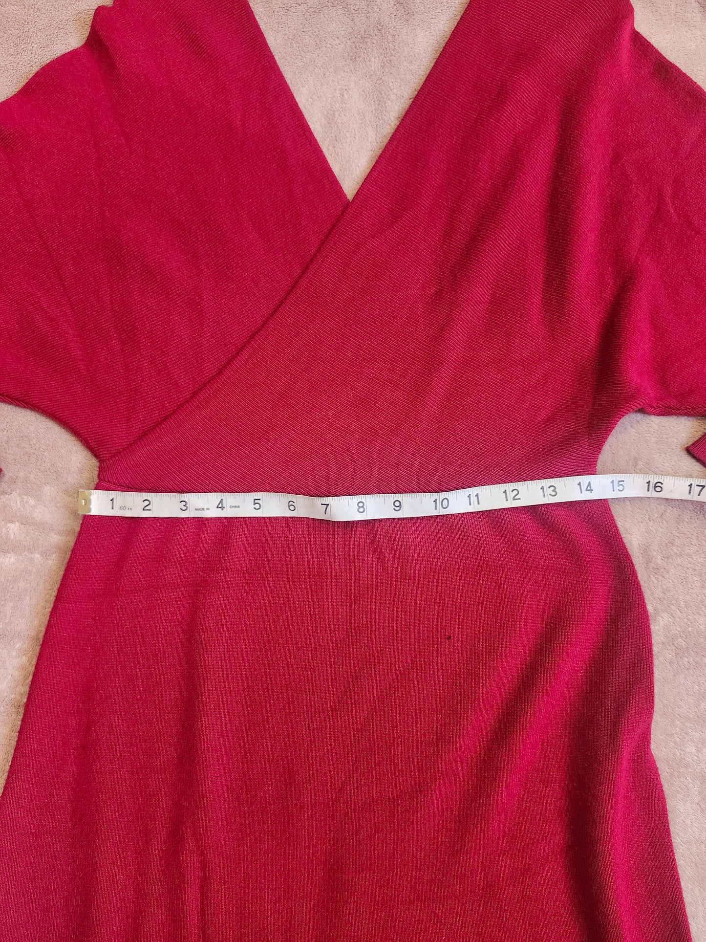 Woman Dress size Large "Crush Red "New Arrival" Just In Time For Christmas