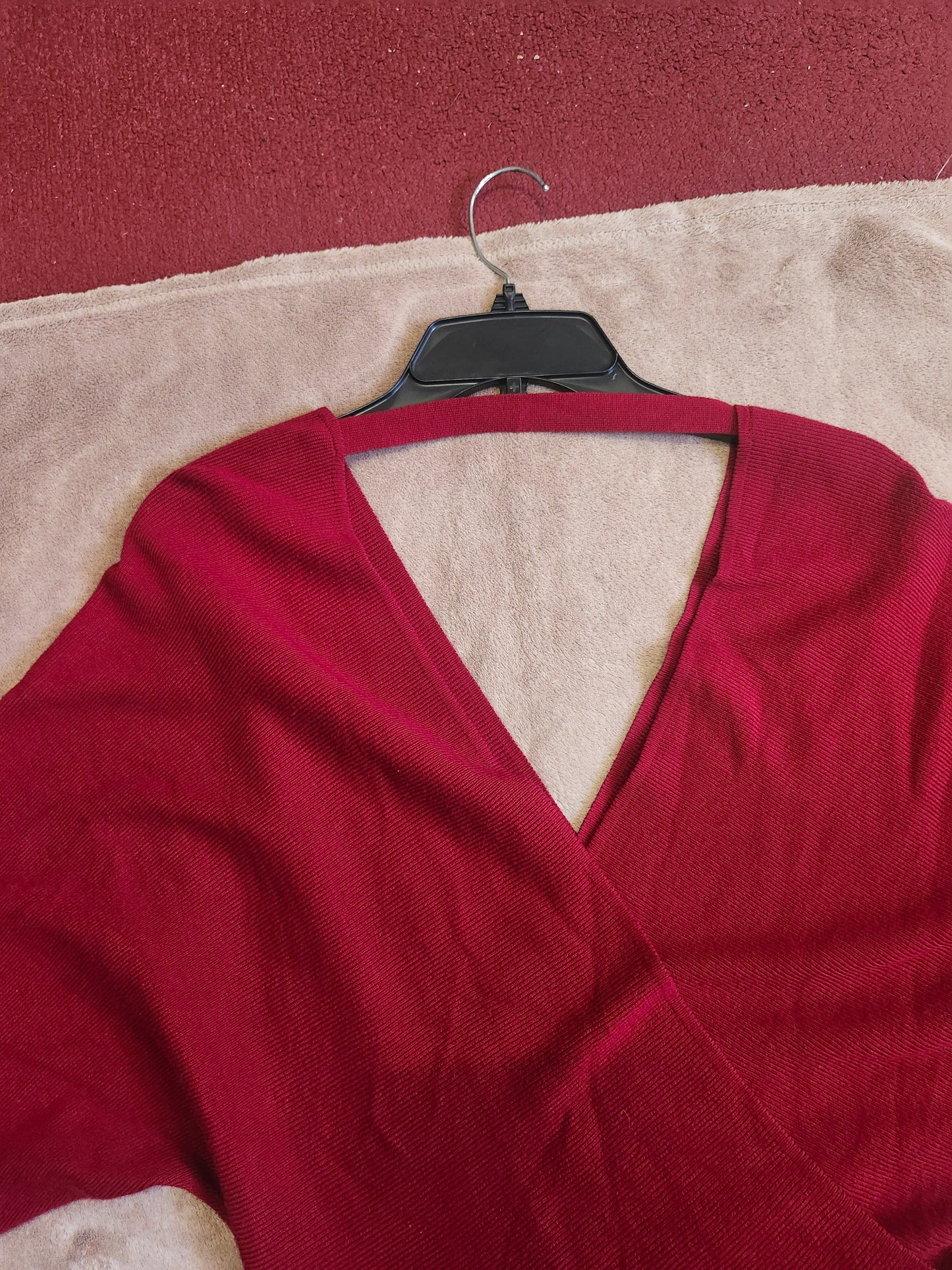 Woman Dress size Large "Crush Red "New Arrival" Just In Time For Christmas
