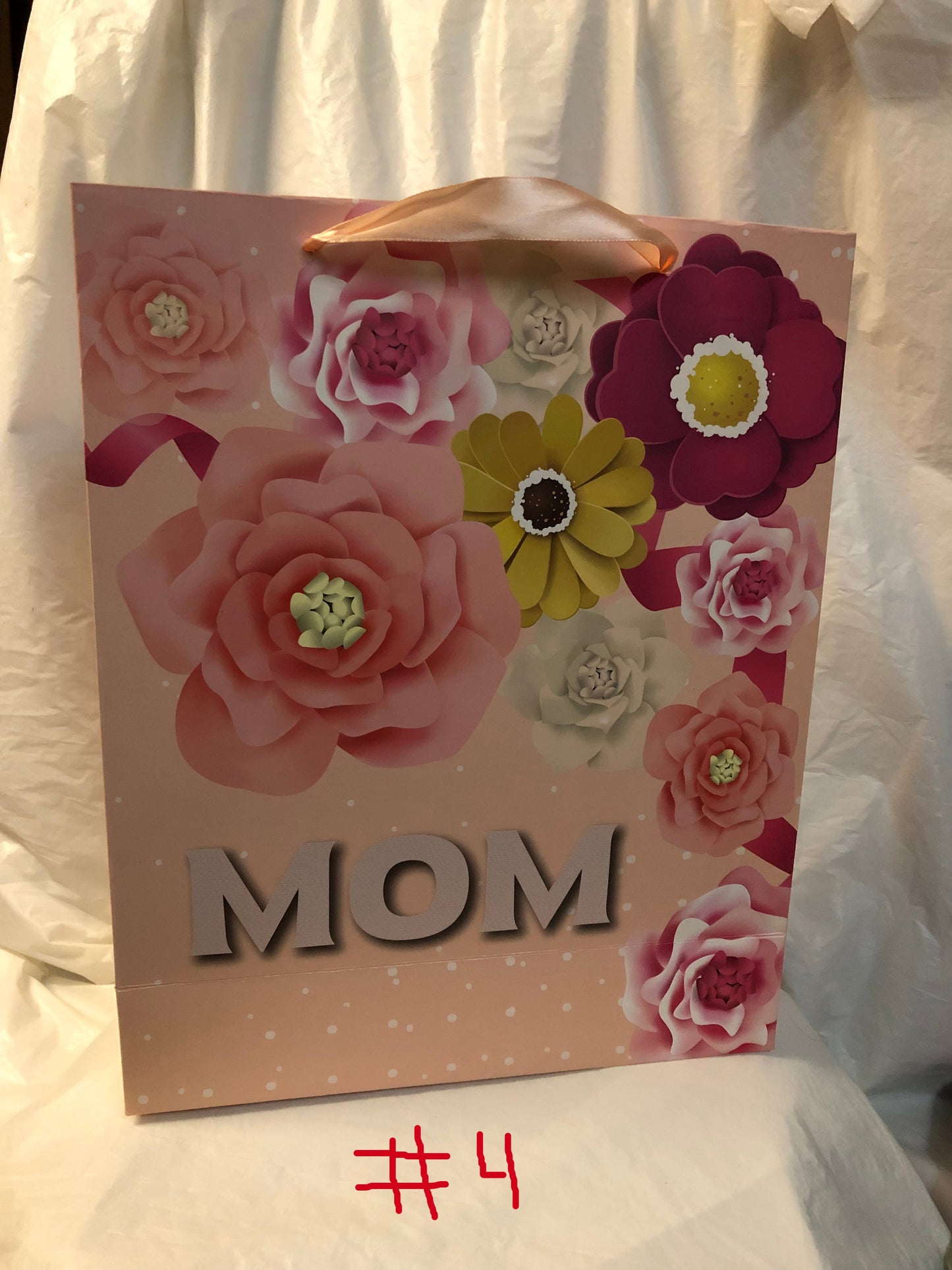 Assorted Floral Pop Out Glitter Gift Bags For Mother's Day 13.21 Or 2 For $20.00 "New Arrival"