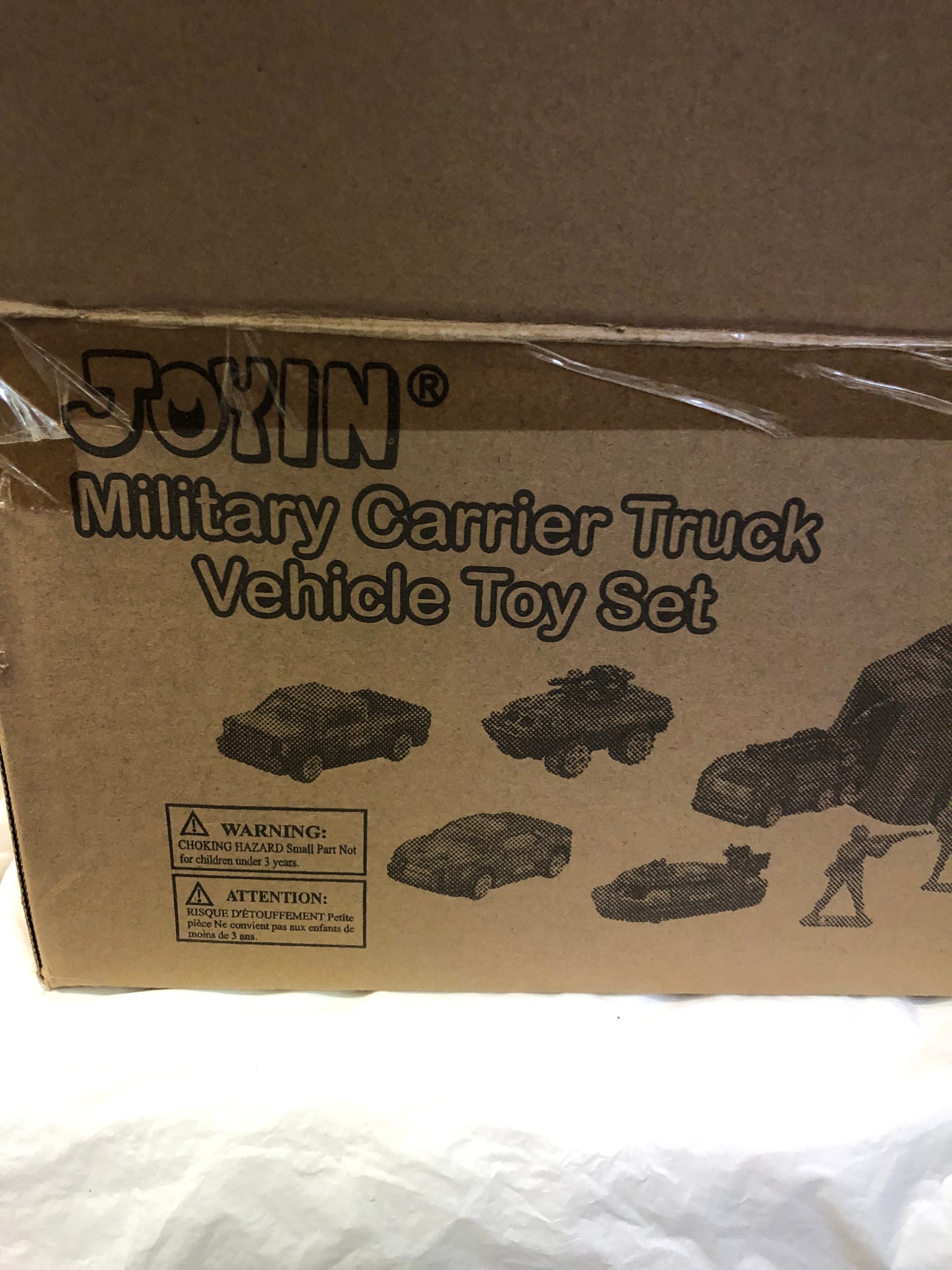 Military Carrier Truck Vehicle Toy Set  With Sound/Flashing Lights Ages 3&Up/ "New Arrival""