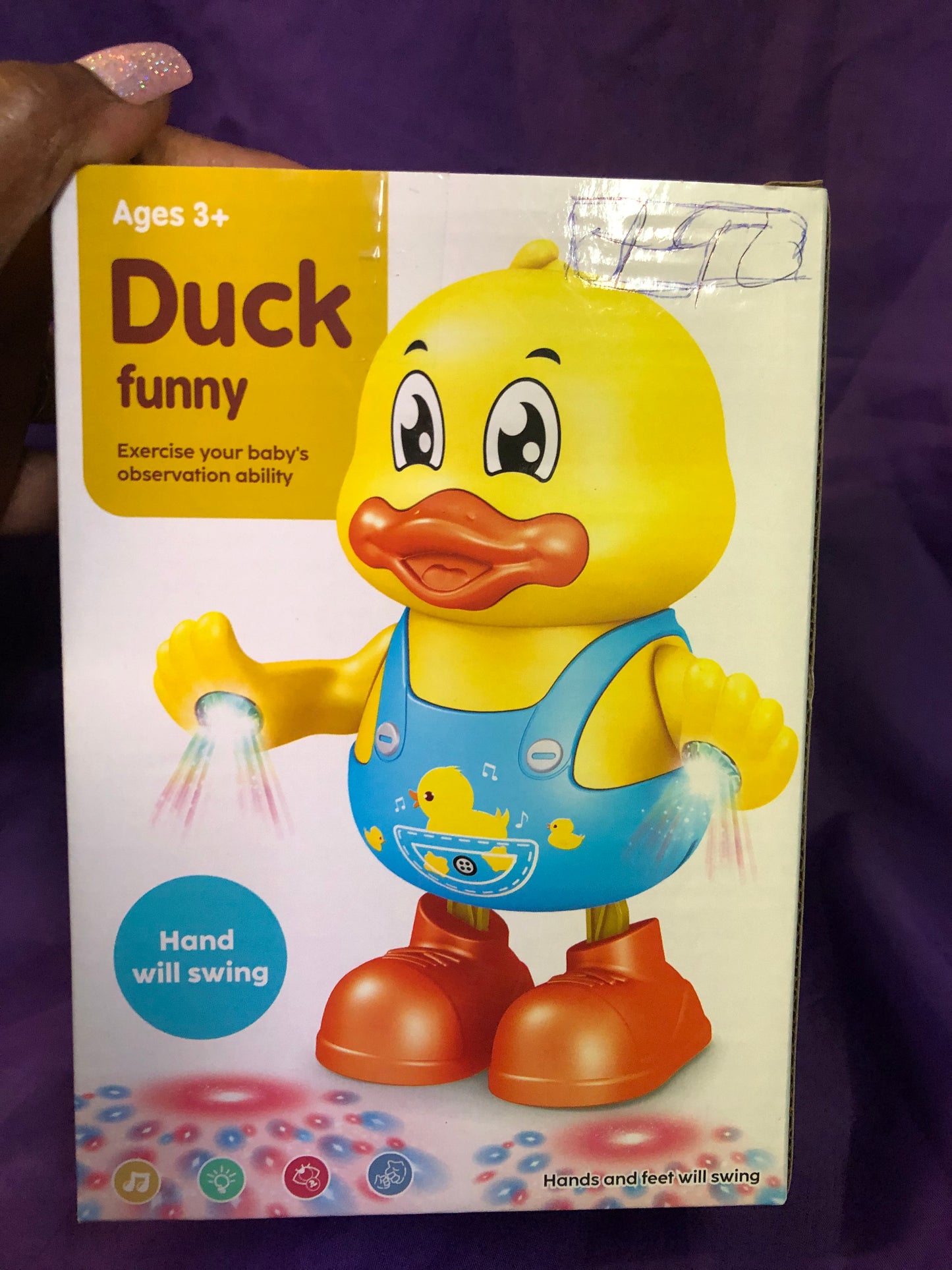 Toy For Kids Ages 3+ Duck Funny Color Yellow " New Arrival"