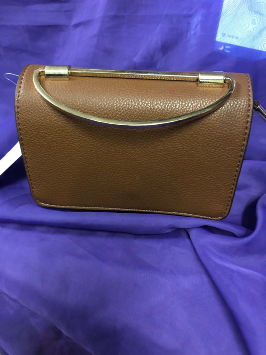 Woman Fashion Tote Bag With Chain Crossbody Strap Color Coffee "New Arrival"