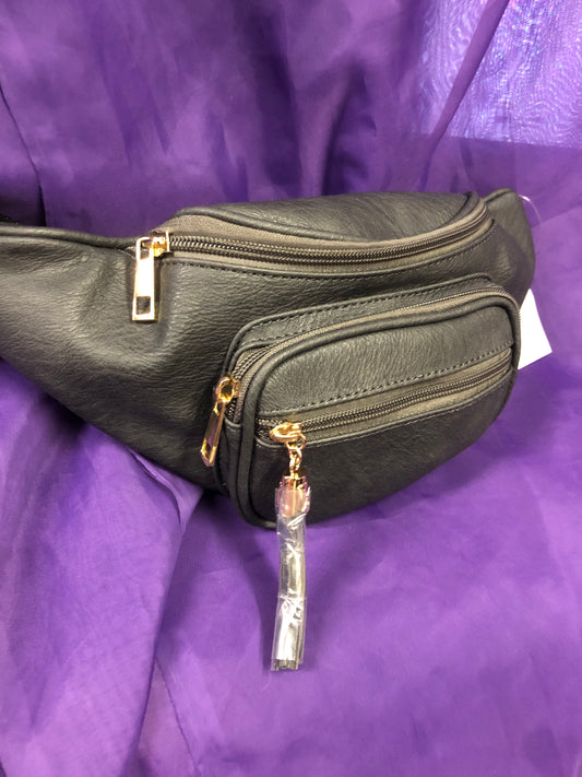 Unisex Fanny Pack Or Sling Bag With Adjustable Strap Color Charcoal Gray "New Arrival"