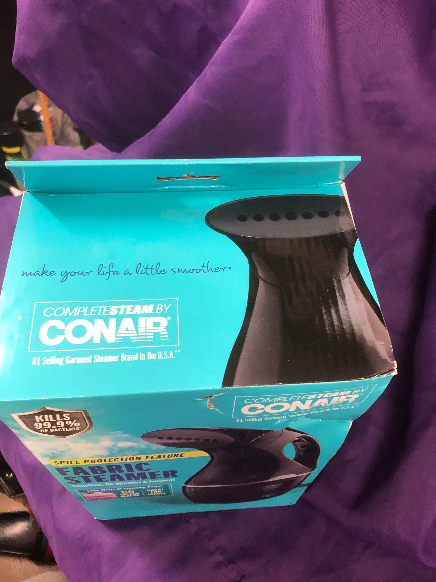 Conair Handheld Travel Garment Steamer for Clothes, CompleteSteam 1100W, For Home, Office and Travel 'New Arrival"