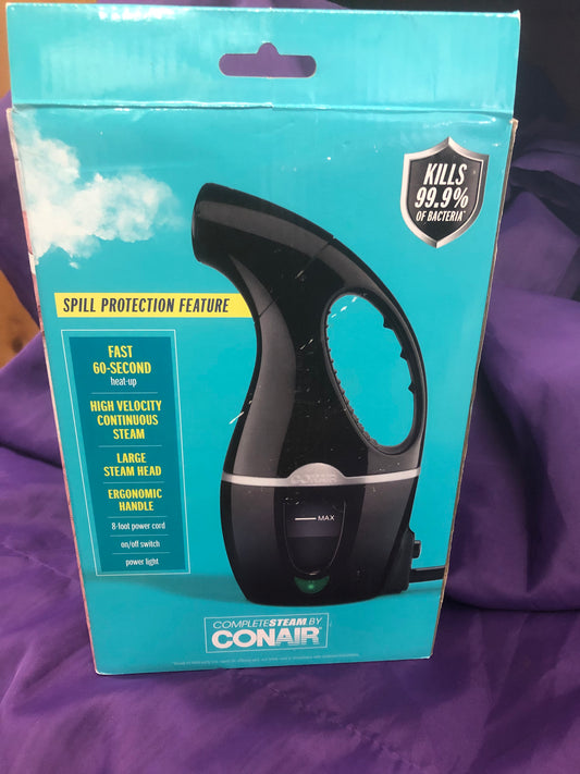 Conair Handheld Travel Garment Steamer for Clothes, CompleteSteam 1100W, For Home, Office and Travel 'New Arrival"