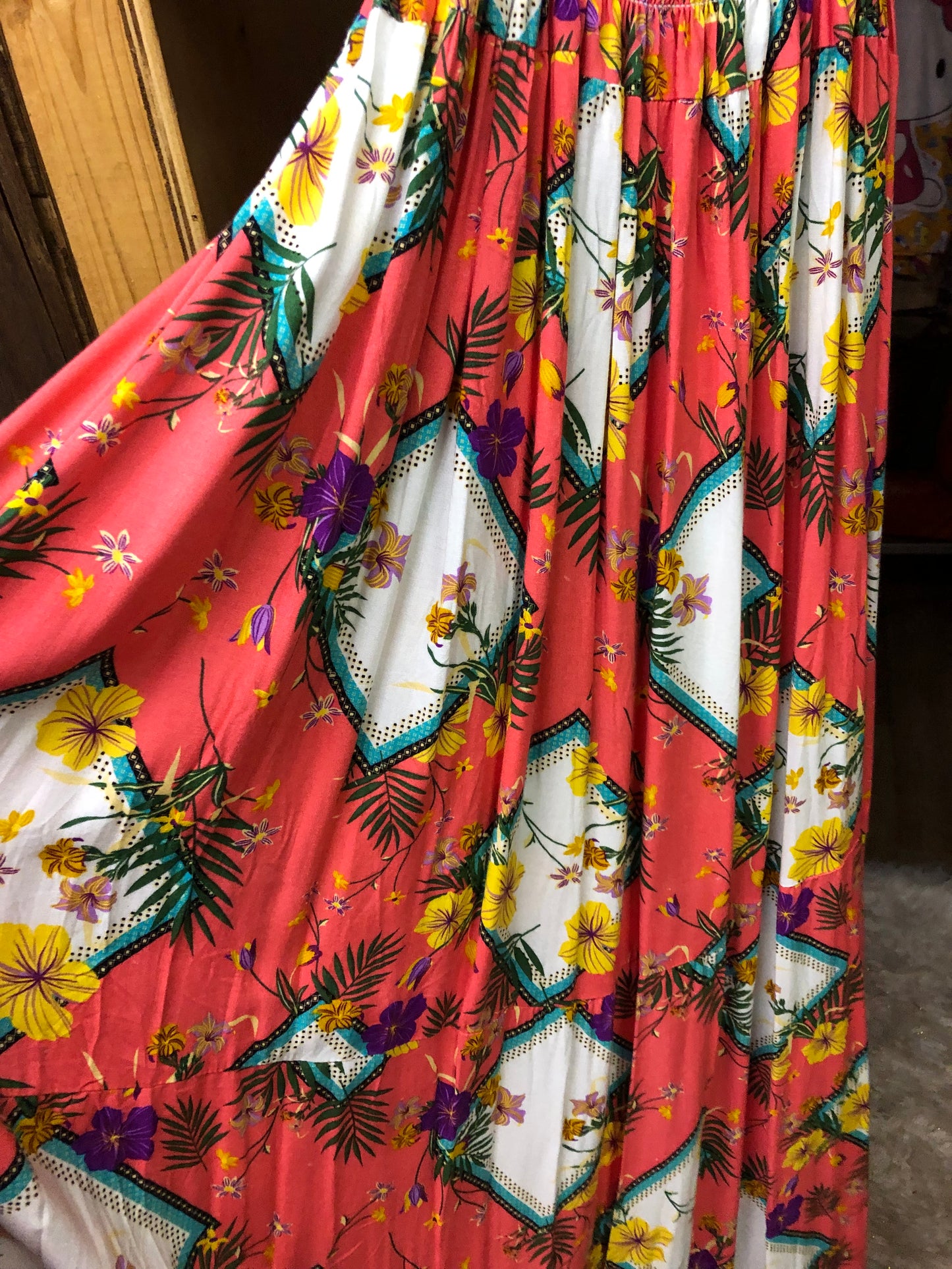 Woman Maxi Long Summer Dress Slip On Dress Size Med./Large "New Arrival" SOLD OUT