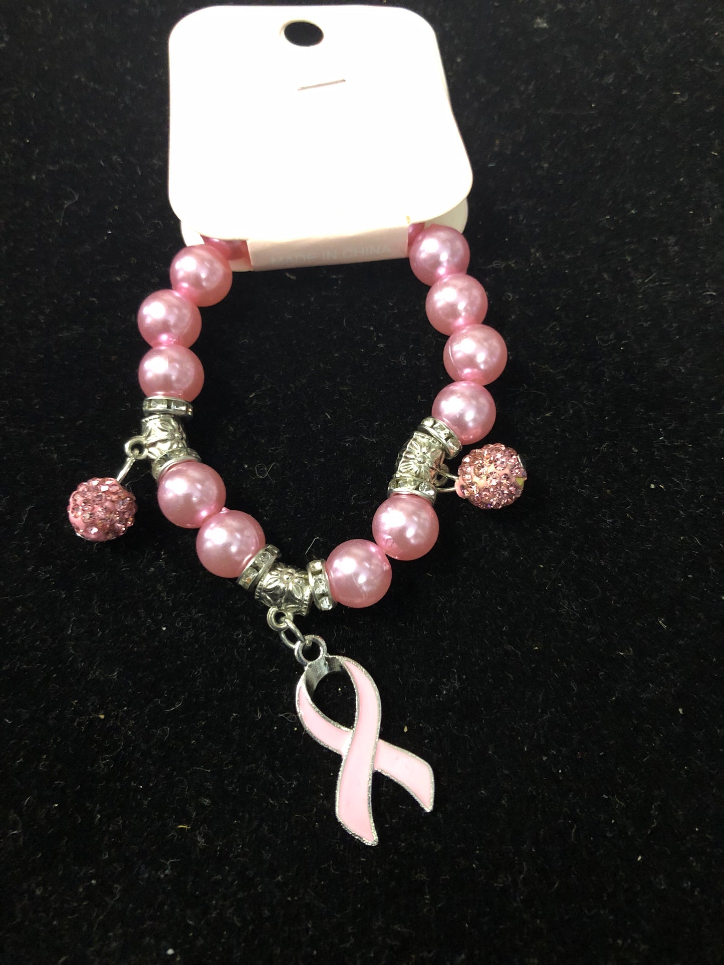 Fashion Bracelet "OCTOBER" Show Your Support "Breast Cancer Awareness Month Gold Or Silver "New Arrival"