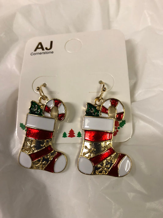 Woman Fashion Christmas Stocking Earring 'New Arrival "Just In Time For Your Christmas List.