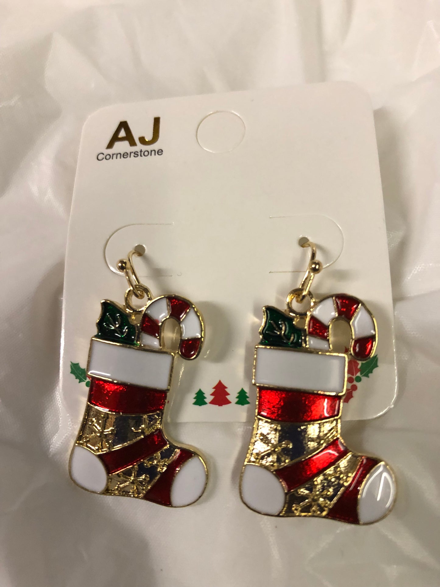 Woman Fashion Christmas Stocking Earring 'New Arrival "Just In Time For Your Christmas List.