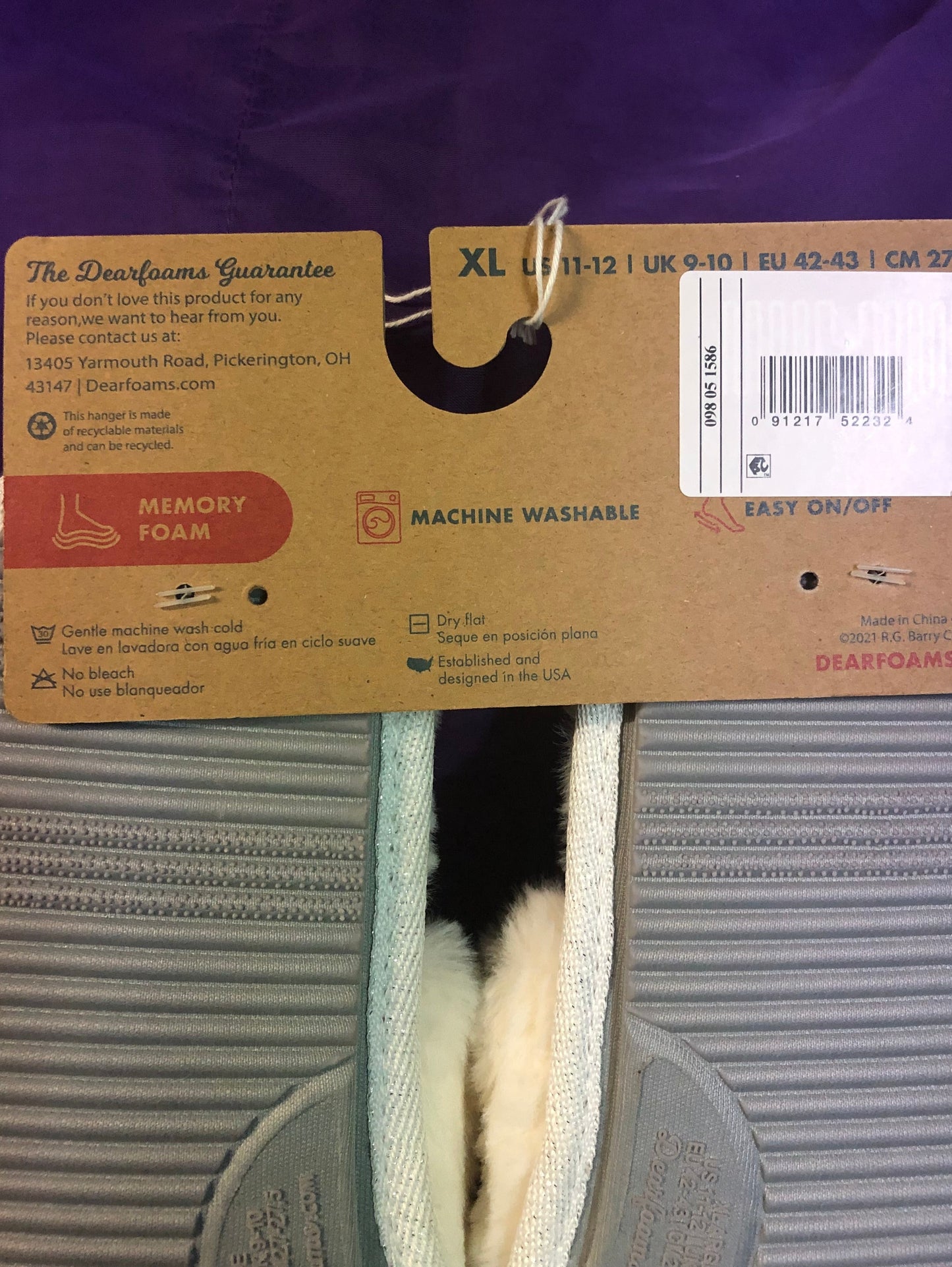 Woman Bed Slippers (For The Cat Lover Mom) Color Off White Size XL (11-12) SOLD OUT