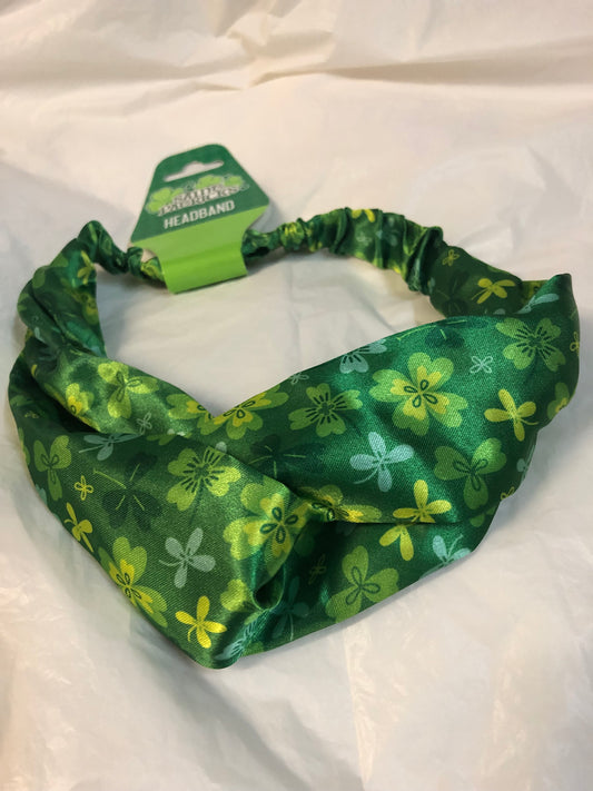Saint Patricks Headband Scraf Multicolor  Dark Green "New Arrival"