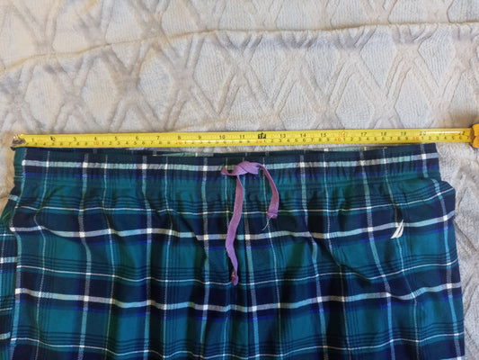 Men Lounge Sleepwear Pants By Nautica Color Green Multicolor Size M