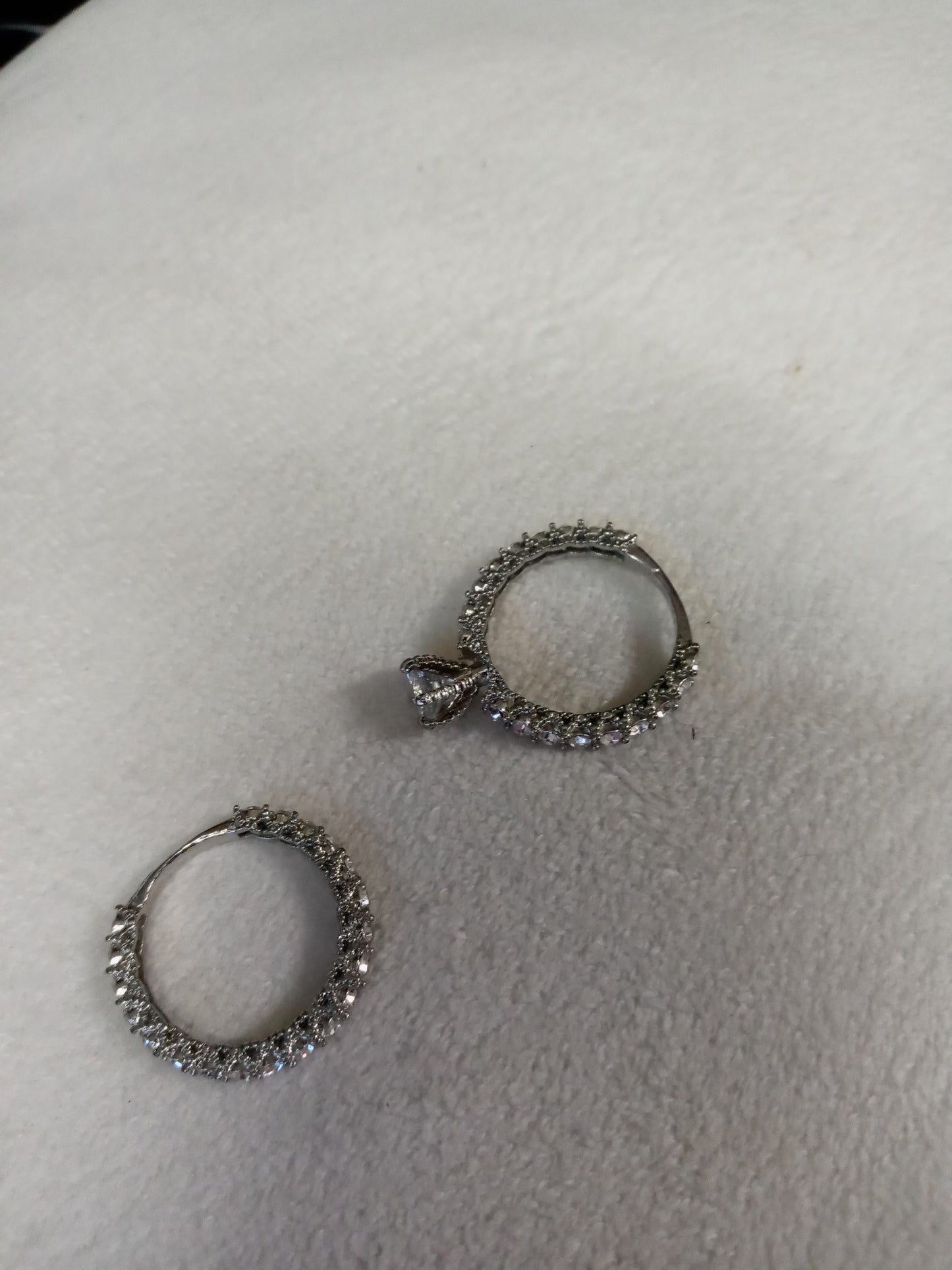Woman Fashion Cubic Zerconia Ring Set Size 9