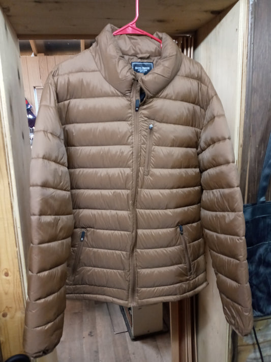 Woman Puffer Bass Creek Outfitters Coat Size XL Color Brown