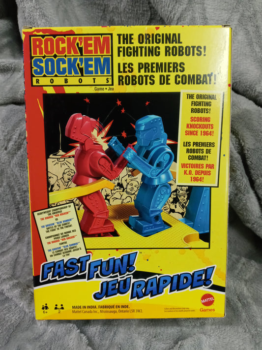 Rock'em Sock'em Robots Game. "New Arrilal"