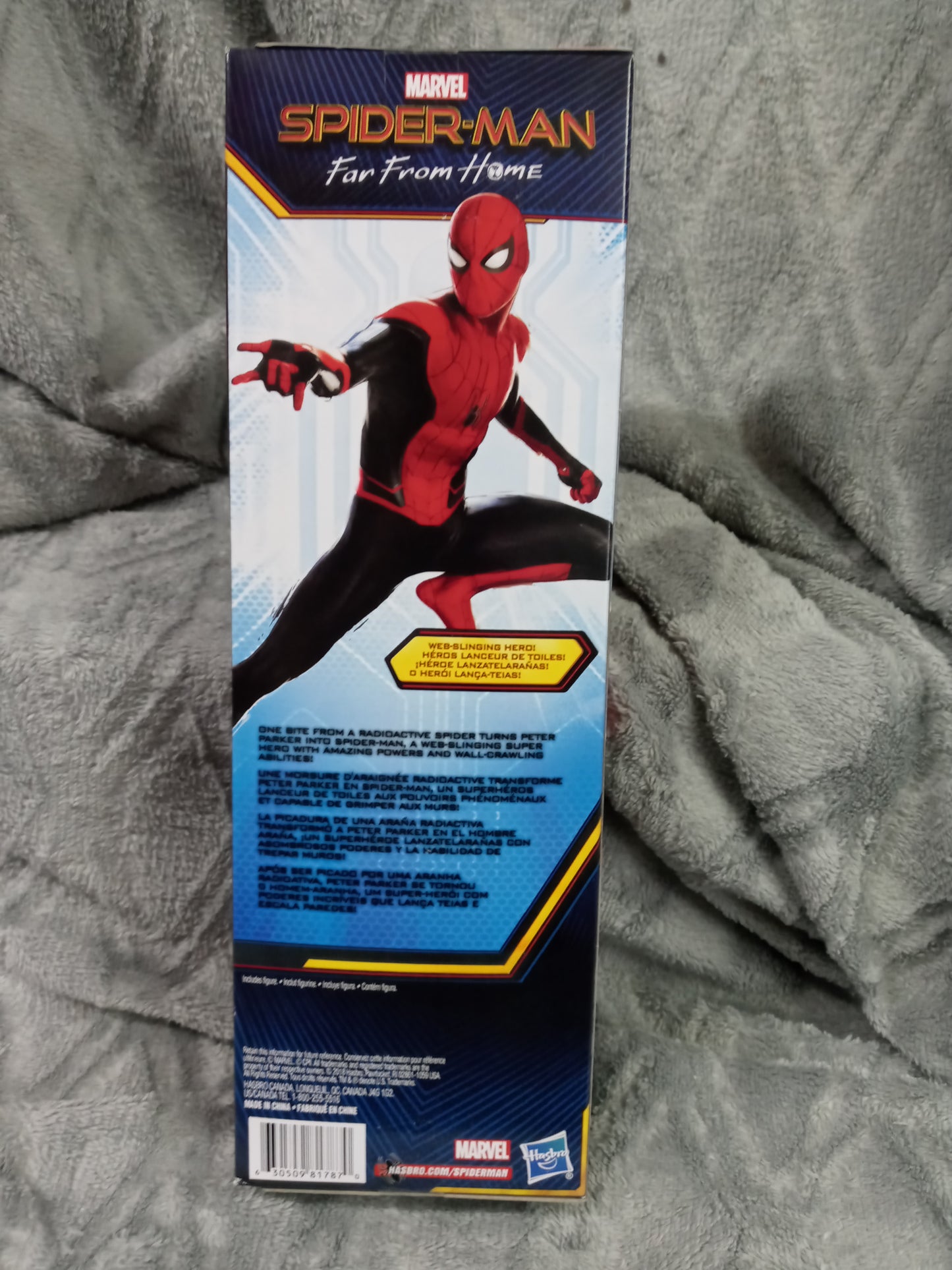 Marvel Spider-Man Titan Hero Series12inc. "Far From Home" New Arrival Just In Time For Christmas.