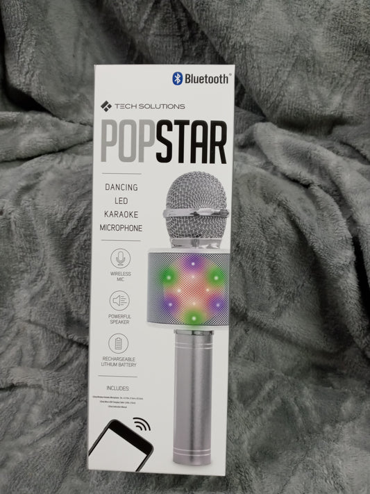 Bluetooth Tech Solutionn Dancing LED Karake Microphone Wireless"New Arrival"