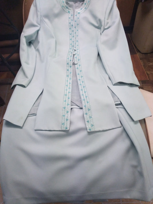 Woman Pc.Coat Suit Size 20 By Glamor Suits