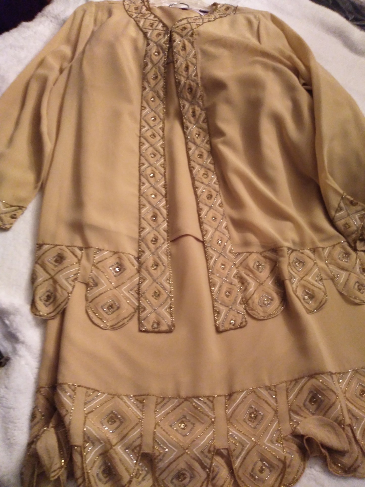 Special Occasion Exclusive Sequence 3Pc.Skirt Set Collection Size 20