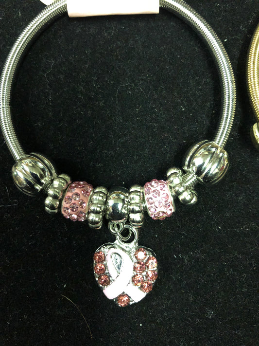 Fashion Bracelet Metal Stretchy Band. "OCTOBER" BCA Month Gold & Silver "New Arrival" Get Them While They Last!