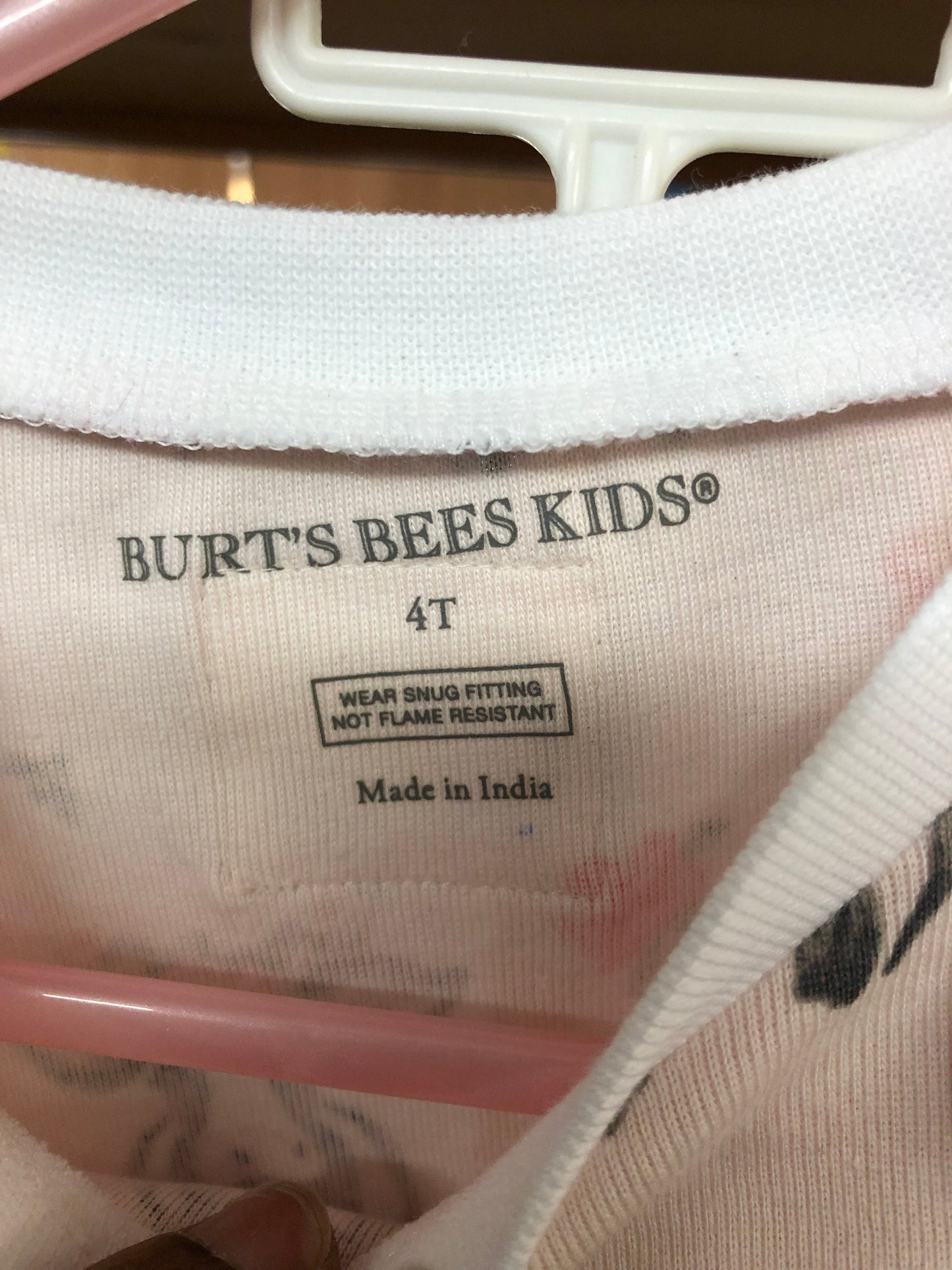 2 Piece Kids Pajama Set By: Burt's Bees Kids Size 4T & 5T "New Fall Arrival"