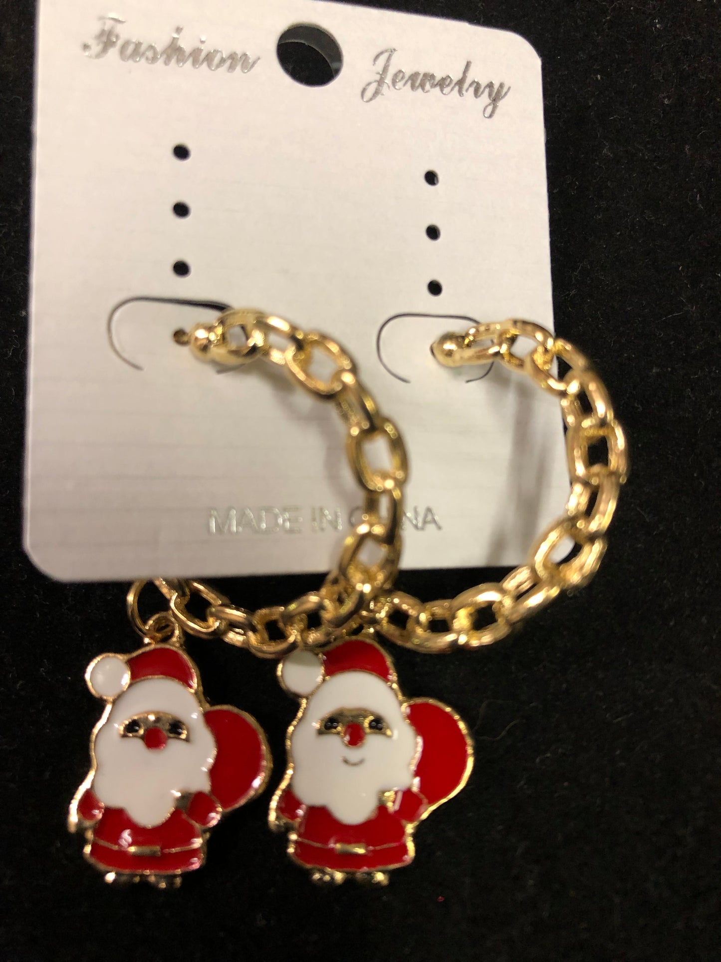 Get It Now "New Arrival" Just In Fashion Christmas Earrings